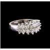 Image 1 : 14KT White Gold 1.07 ctw Diamond Ring