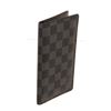 Image 2 : Louis Vuitton Black Damier Canvas Passport Cover Wallet