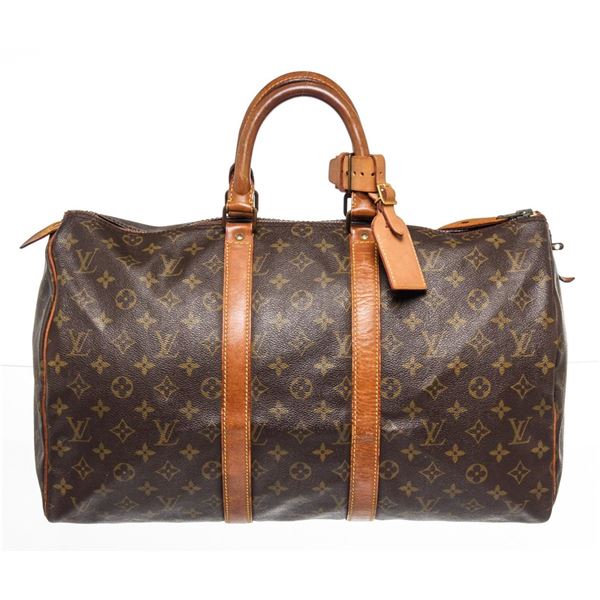 Louis Vuitton Brown Monogram Canvas Keepall 45cm Travel Bag