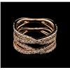 Image 1 : 1.20 ctw Diamond Ring - 14KT Rose Gold