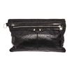 Image 1 : Balenciaga Black Lambskin Leather Classic Zipper Clutch