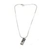 Image 1 : Christian Dior Silver Trotter No. 2 Necklace