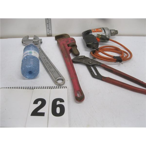 Pipe Wrench / Crescent Wrench / Channel Locks etc