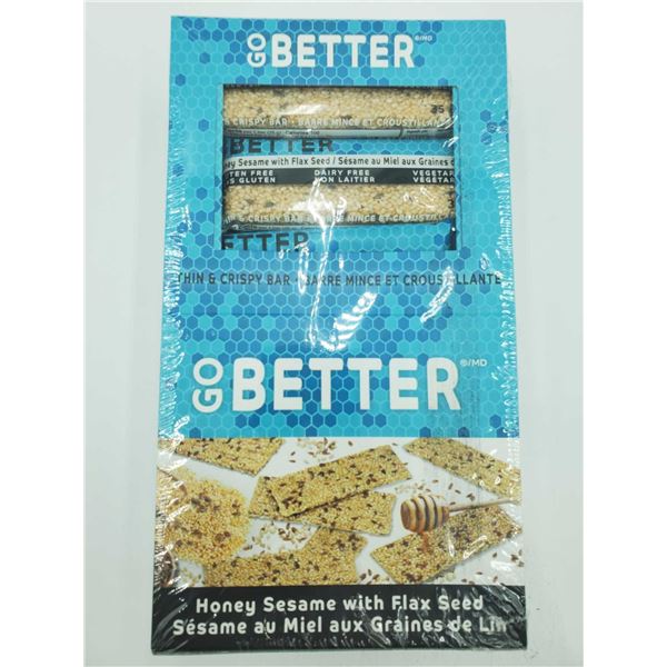 Go Better  Honey Sesame with Flax Thin Crisp Bars 24X50g
