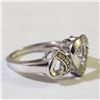 Image 2 : Silver Diamond Ring (~Size 7)(Ring is resizable for $40) (~length 0 inches) (~weight 3.49g), Suggest