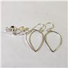 Image 1 : Silver Lot Of 2 Earrings (~Size 0) (~length 0 inches) (~weight 4.33g), Suggested Retail Value $80