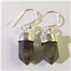 Image 1 : Silver Labradorite Earrings (~Size 0) (~length 0 inches) (~weight 3.87g), Suggested Retail Value $10