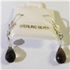 Image 1 : Silver Smokey Quartz(4ct) Earrings (~Size 0) (~length 0 inches), Suggested Retail Value $80
