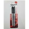 Image 2 : Sharpie Black Permanent Pens 6X2 Pack