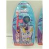 Image 2 : Brush Buddies  "Fingerlings" Childrens Soft Toothbrush Set - Brush, Cover & Cup Lot of 2