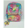 Image 1 : Shopkins 7 pc Backpack Set with Reflective Inserts for Visibility