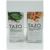 Image 1 : Tazo Caffeine Free Tea- 24 Awake English Breakfast Black Tea & 24 Wild Sweet Orange Herbal Tea