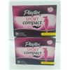 Image 1 : Playtex Sport Compact 360 Protection - 2X 36 Tampons