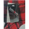 Image 2 : NEW Bailey & Bella Red Plaid  Fleece Lined Pet Jacket  - LARGE