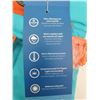 Image 8 : NEW RC Pets Blue/Orange/Reflective Silver Harness Style Pet Parka - Size 18"