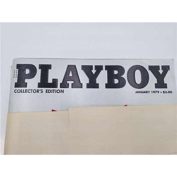 Vintage Complete Year of 1979 Playboy Magazines In Very Good Condition (Lot Of 12)