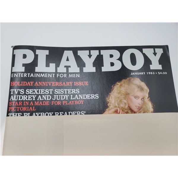 Vintage Complete Year of 1983 Playboy Magazines In Very Good Condition (Lot Of 12)