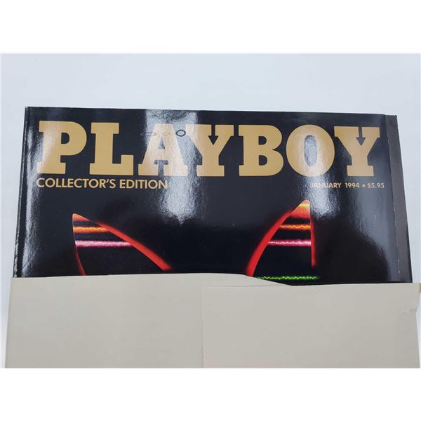 Vintage Complete Year of 1994 Playboy Magazines In Very Good Condition (35th Anniversary Edition)  (