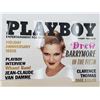 Image 1 : Vintage Complete Year of 1995 Playboy Magazines In Very Good Condition (Lot Of 12) includes Drew Bar
