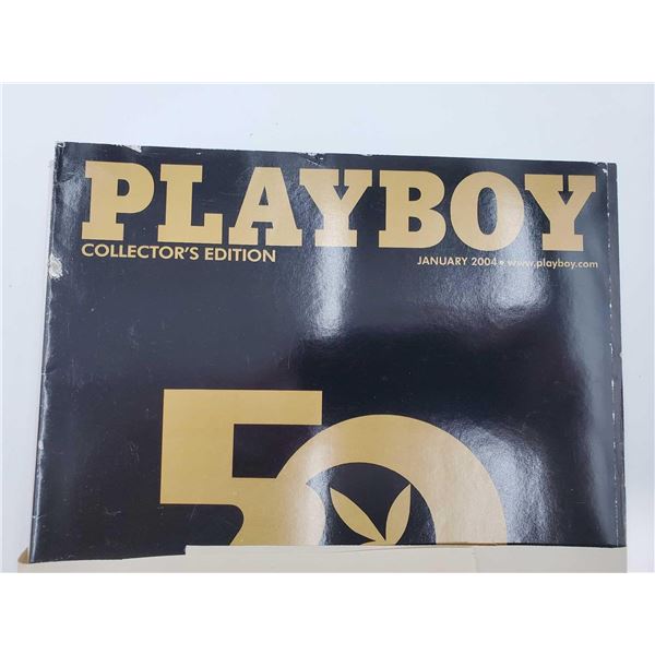 Vintage Complete Year of 2004 Playboy Magazines In Very Good Condition (includes 50th Anniversary Ed