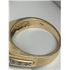 Image 3 : Gents 10K Gold & Diamond ring- theft recovery no appraisal 7.4grams