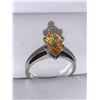 Image 1 : Ladies Platinum 2.11 Carat Marquise Cut Sapphire Solitaire ring with Appraisal $6,600.00