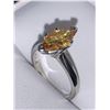 Image 2 : Ladies Platinum 2.11 Carat Marquise Cut Sapphire Solitaire ring with Appraisal $6,600.00