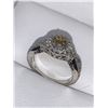 Image 1 : Ladies 14K Gold 1.04 TW Carat Round Cut Diamond Ring Appraised $18,200.00