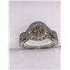 Image 2 : Ladies 14K Gold 1.04 TW Carat Round Cut Diamond Ring Appraised $18,200.00