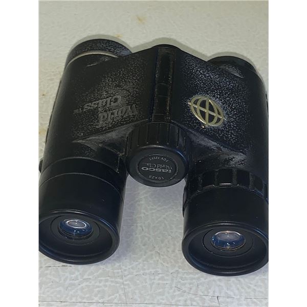 Tasco world class 10 x 25 FOV 325ft Binoculars - theft recovered