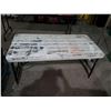 Image 1 : 4ft x 2 ft x 22in Folding Table