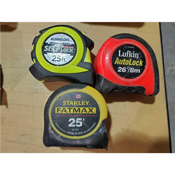 Lot of 3 Measuring Tapes