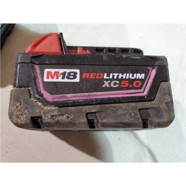 Milwaukee M18 Red Lithium 5.0AH Battery Pack