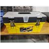 Image 1 : Stanley 19in Tool Box and Tools