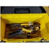 Image 3 : Stanley 19in Tool Box and Tools