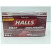 Image 2 : Halls Cough Drops - Syrup Center - Cherry Flavor 15 Packs of 9 Lozenges