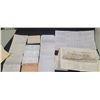 Image 1 : SOUVENIOR/ COPPIES OF OFFICIAL DOCUMENTS RELATING TO THE TITANIC - BOARDING PASSES, INSPECTION CARDS
