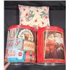 Image 1 : 12"  X 10' COCA COLA TINS AND COCA COLA PILLOW