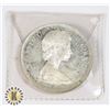 Image 2 : #16 1965 CANADIAN $1 VOYAGEUR SILVER  COIN