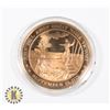 Image 1 : #214 MODERN FRANKLIN MINT BRONZE COIN  AMERICAN