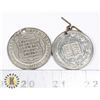 Image 1 : #286 LOT OF TWO RELIGIOUS TOKENS OLD
