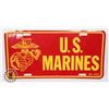 Image 1 : #517  LICENSE PLATE U.S. MARINES 8TH MCD