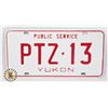Image 1 : #885 YUKON PUBLIC SERVICE PTZ-13 LICENSE PLATE