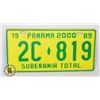 Image 1 : #963   LICENCE PLATE PANAMA 1989 2C-819