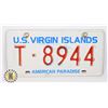 Image 1 : #965   LICENCE PLATE U.S. VIRGIN ISLANDS AMERICAN