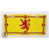 Image 1 : #977 SCOTLAND SCOTTISH LICENSE PLATE MADE IN USA