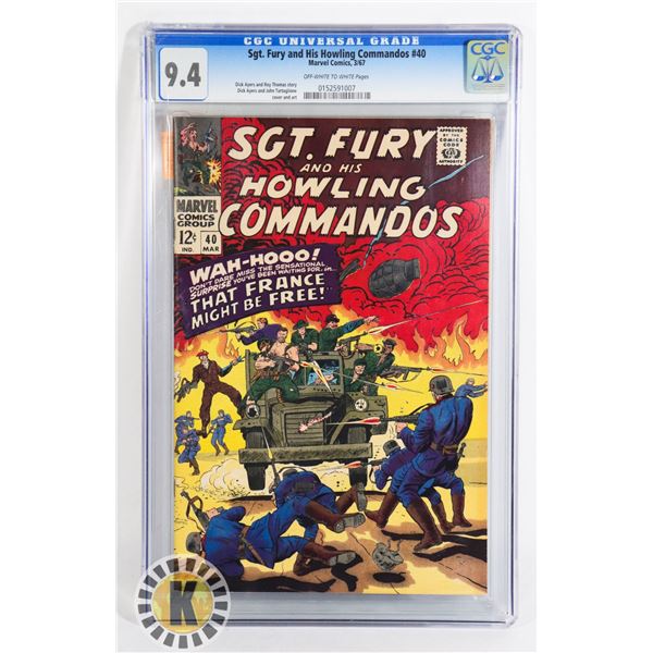 #1024  **RARE GRADED 9.4 CGC