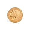 Bullion Gold Coinage- Early Gold Bullion $5 Indian