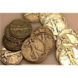 1930s Walking Liberty Half Dollar-G-XF  -Single Cn