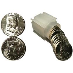 Choice Uncirculated Franklin Half Dollar Roll